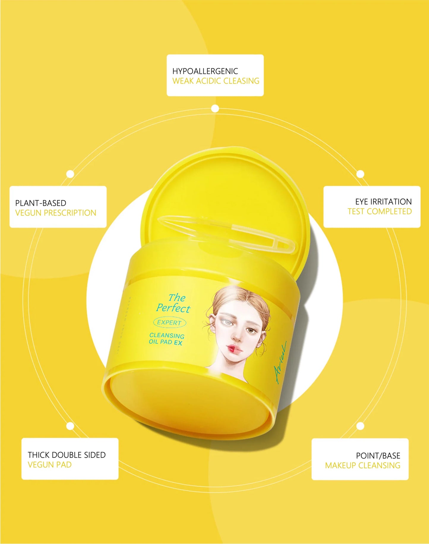 Ariul - The Perfect Cleansing Oil Pad EX 60 Sheets