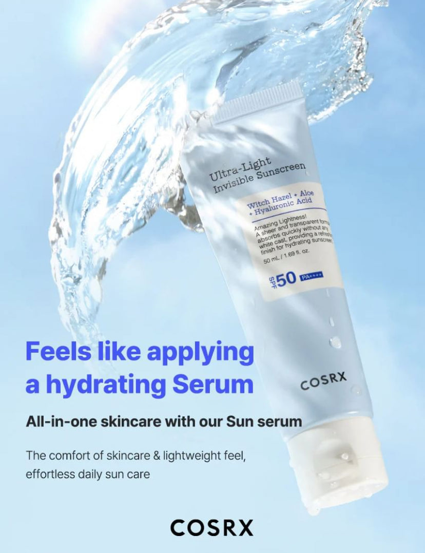 COSRX - Ultra Light Invisible Sunscreen