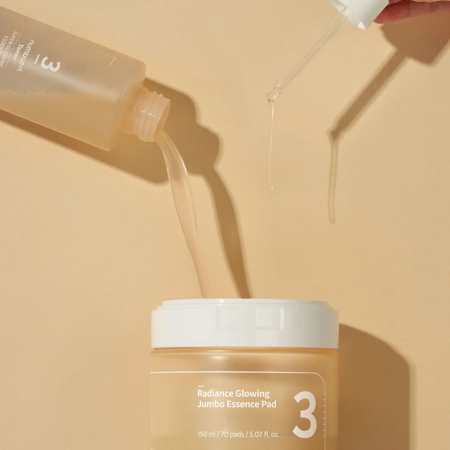 Numbuzin - No.3 Radiance Glowing Jumbo Essence Pad