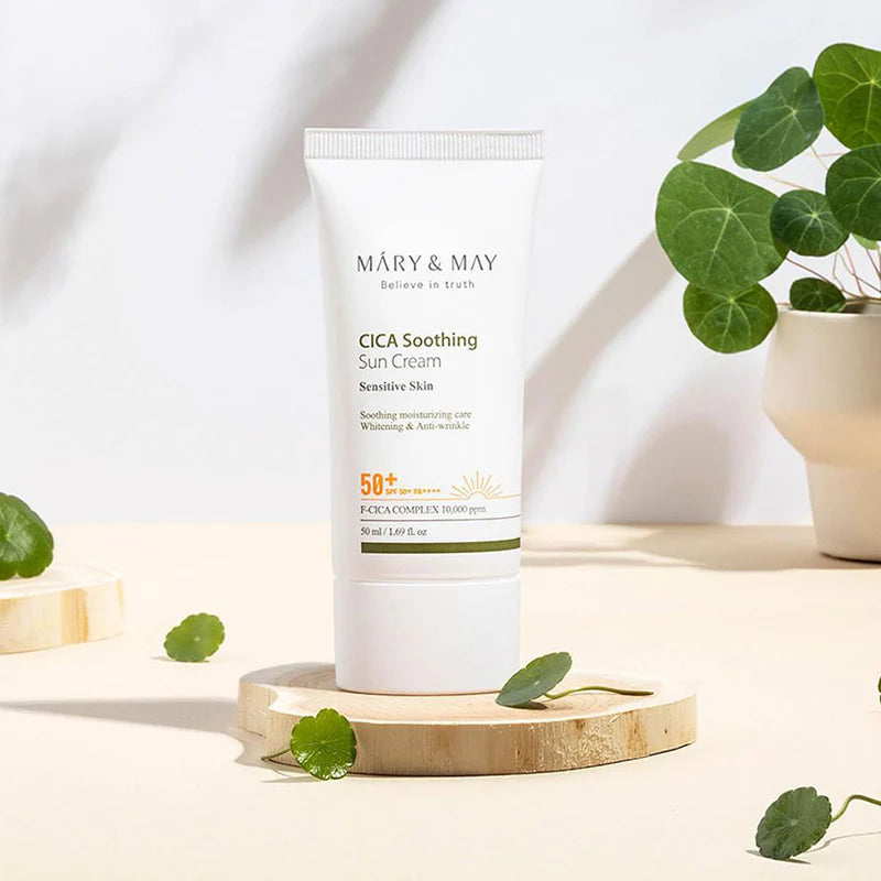 MARY & MAY - CICA Soothing Sun Cream SPF50+ PA++++