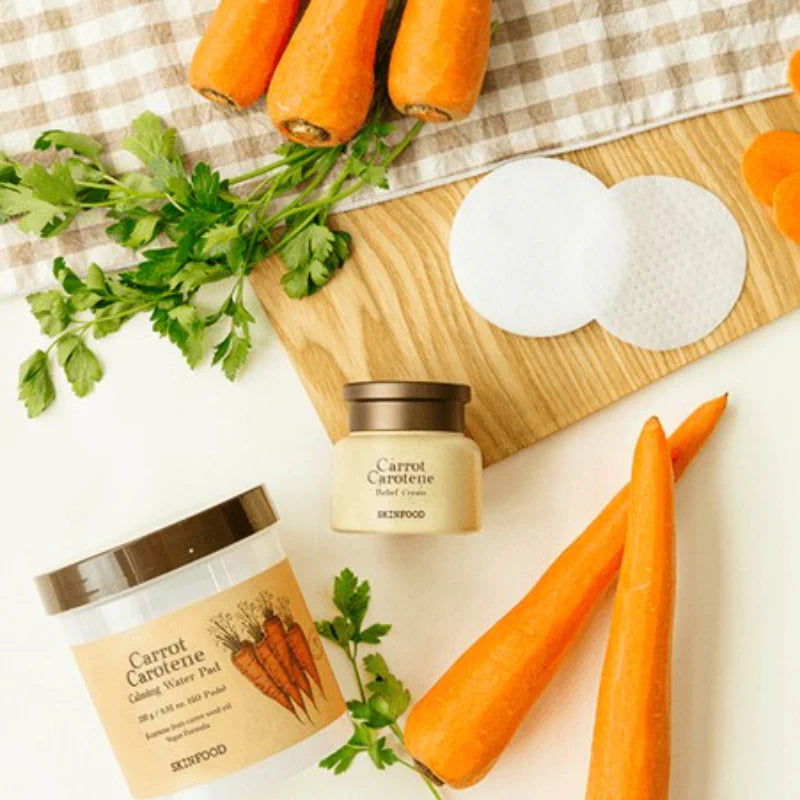Skinfood - Carrot Carotene Calming Water Toner Pad