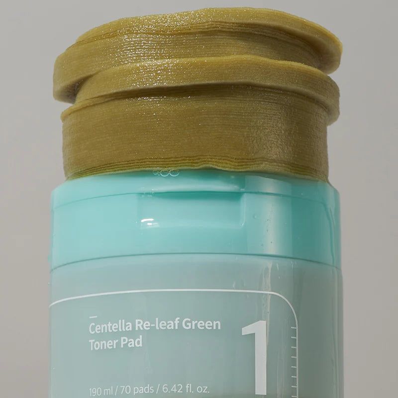 Numbuzin - No.1 Centella Re-Leaf Green Toner Pad