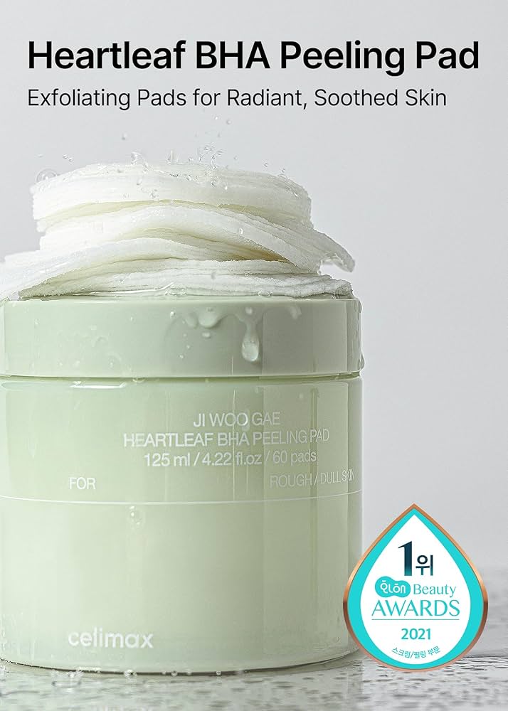 Celimax - JIWOOGAE Heartleaf BHA Peeling Pad