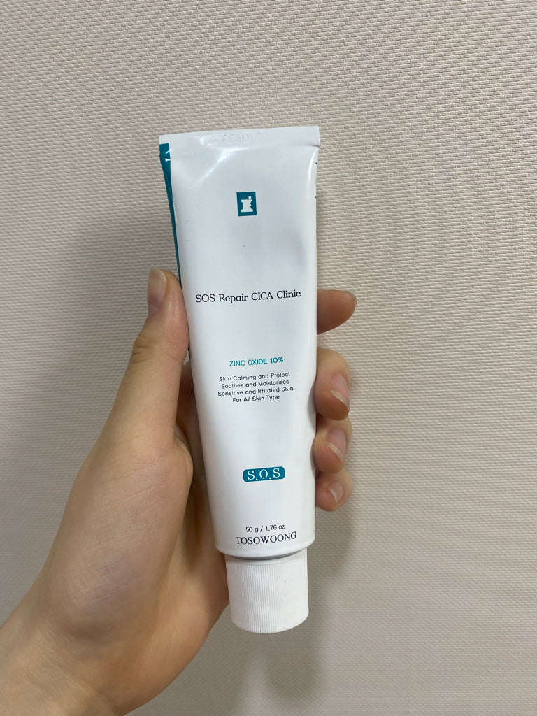 TOSOWOONG - SOS Repair Cica Clinic Zinc Oxide 10% Cream