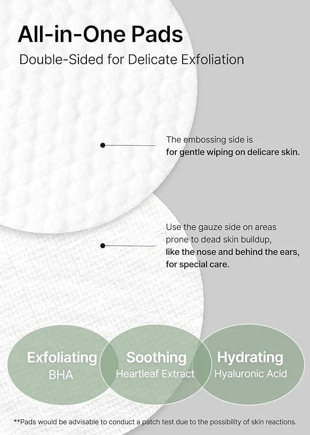 Celimax - JIWOOGAE Heartleaf BHA Peeling Pad