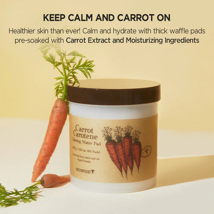 Skinfood - Carrot Carotene Calming Water Toner Pad