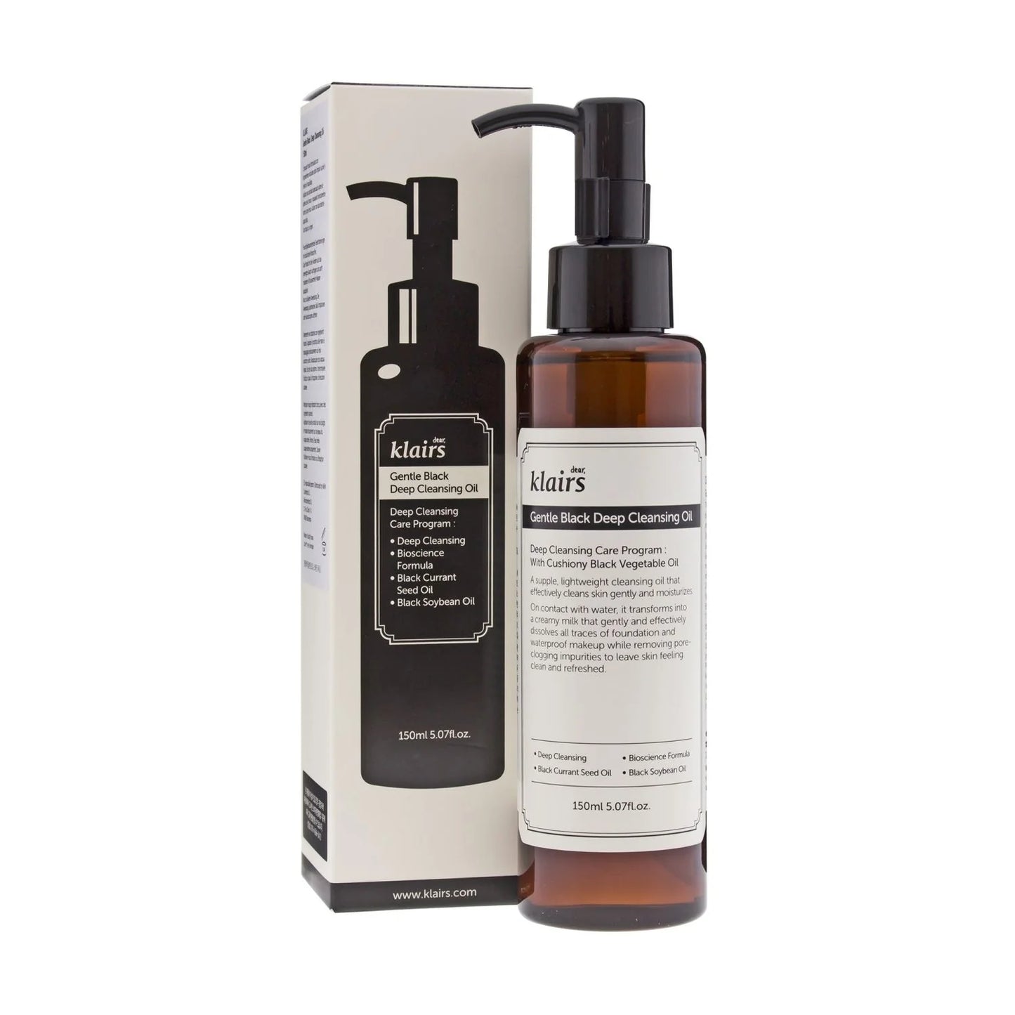 Dear, Klairs - Gentle Black Deep Cleansing Oil