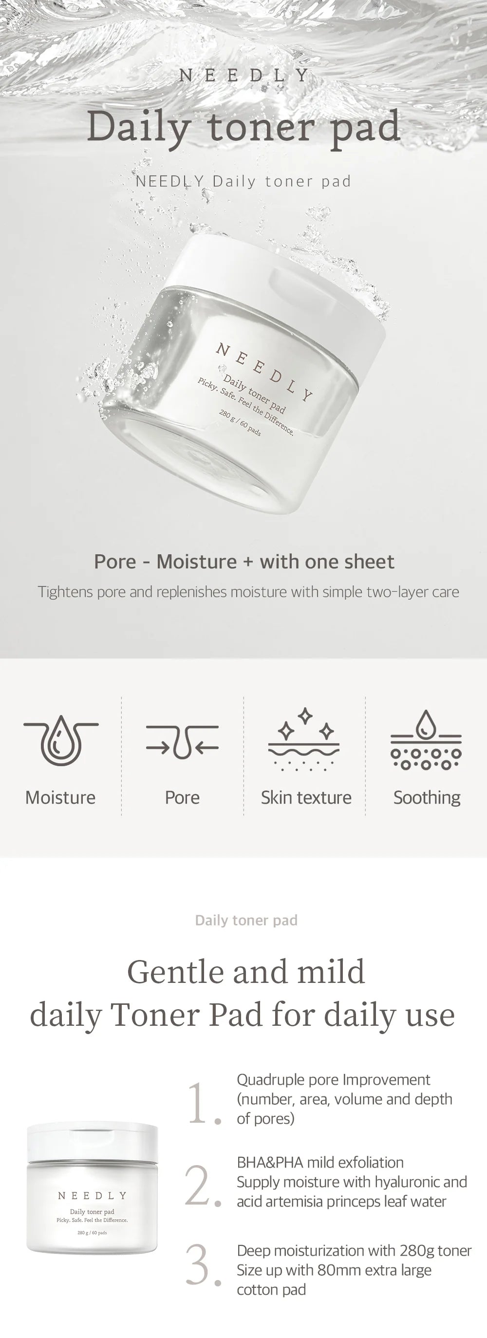 Needly - Daily Toner Pad