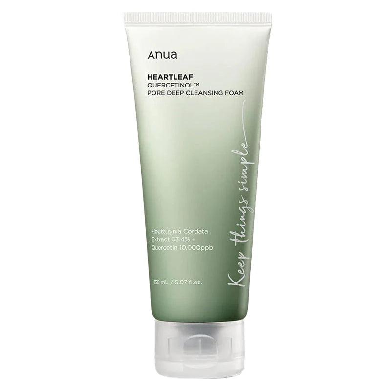 Anua- HEARTLEAF QUERCETINOL PORE DEEP CLEANSING FOAM