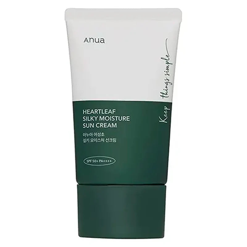 Anua- Heartleaf Silky Moisture Sun Cream