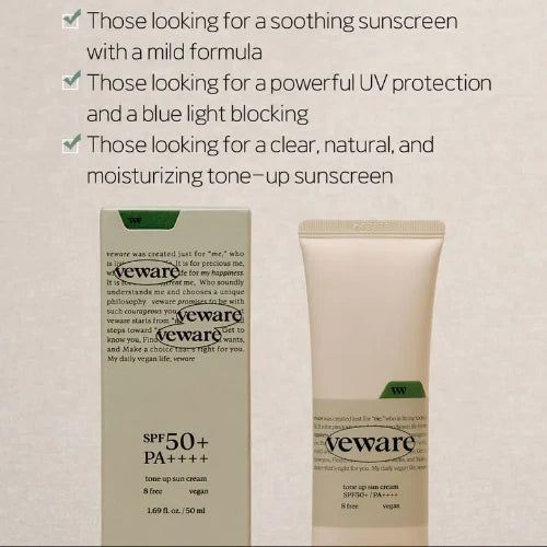 veware - Vegan Toneup Sun Cream