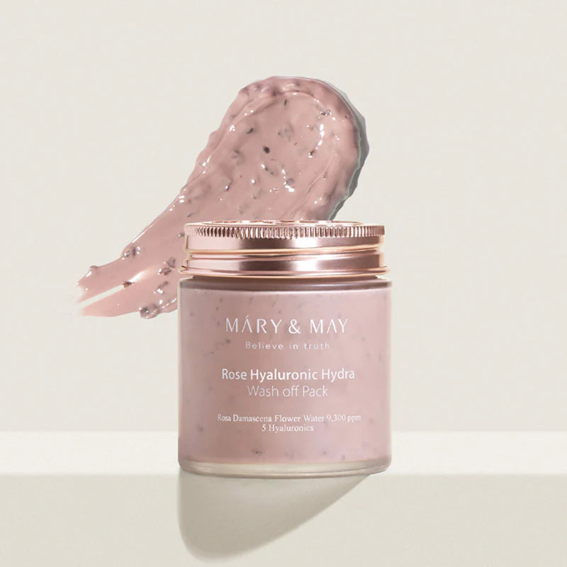 MARY & MAY - Rose Hyaluronic Hydra Wash Off Pack