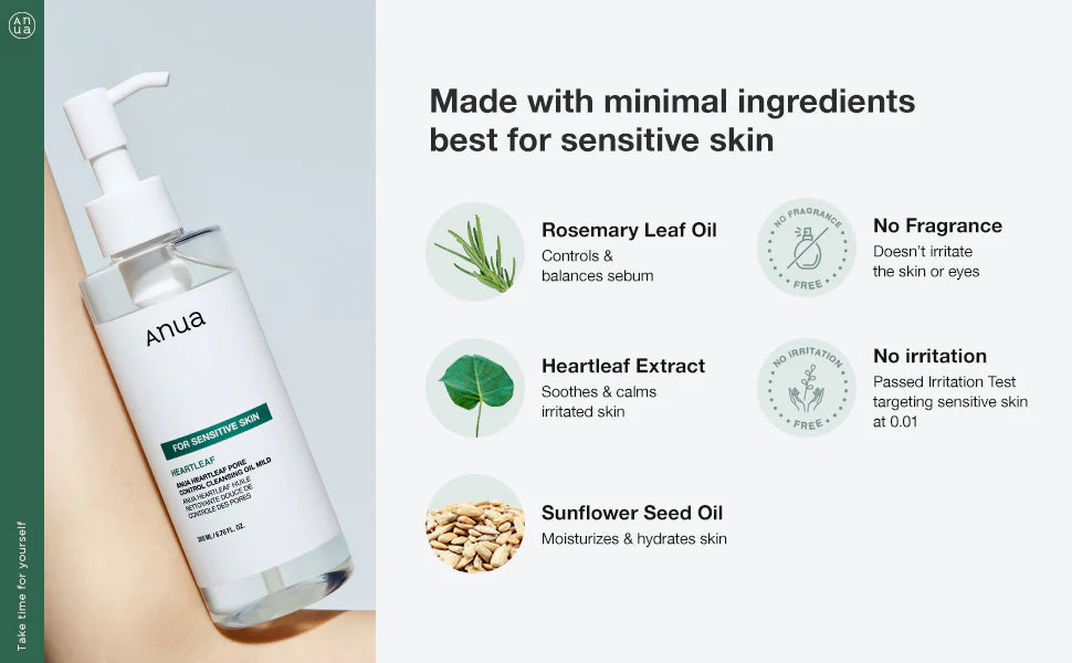 Anua - Heartleaf Pore Control Cleansing Oil Mild