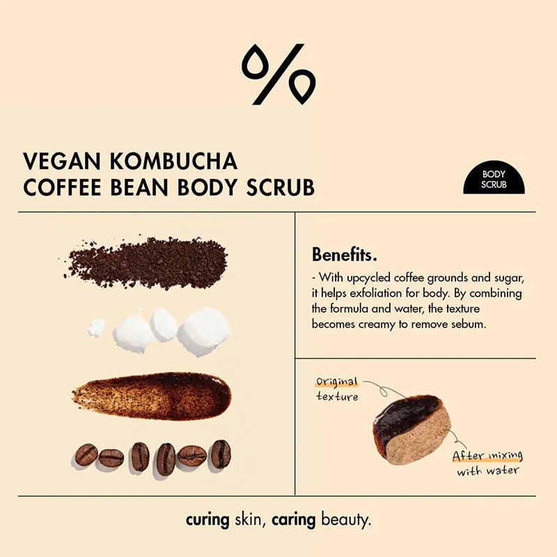 Dr.Ceuracle Vegan Kombucha Coffee Bean Body Scrub