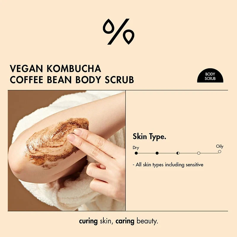 Dr.Ceuracle Vegan Kombucha Coffee Bean Body Scrub