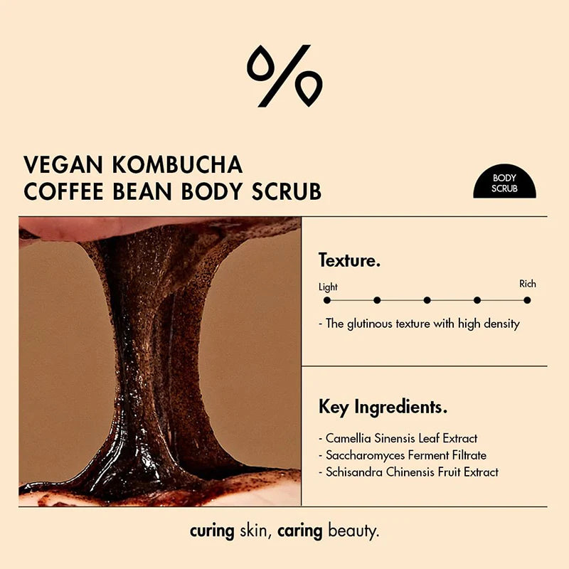 Dr.Ceuracle Vegan Kombucha Coffee Bean Body Scrub
