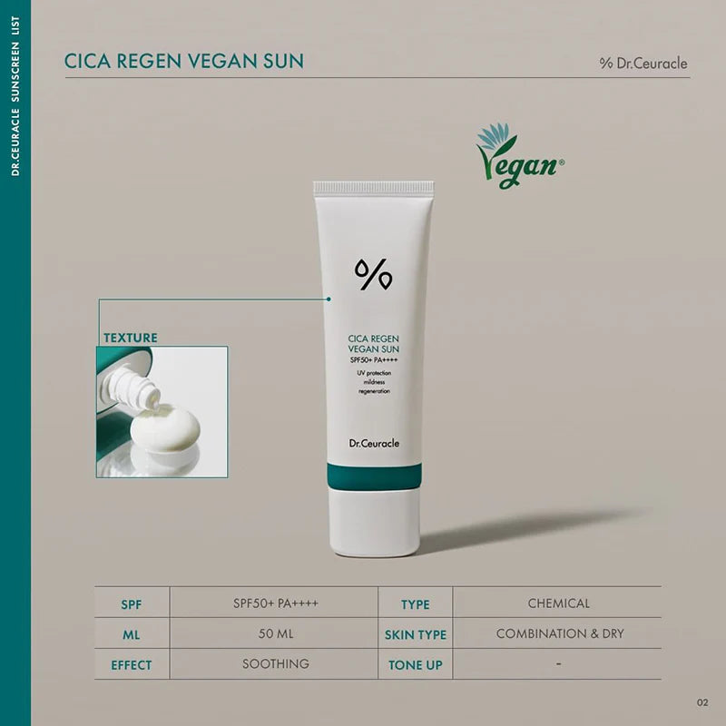 Dr. Ceuracle - Cica Regen Vegan Sun