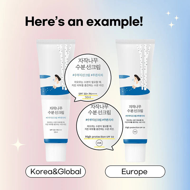 ROUND LAB - Birch Juice Moisturizing Sun Cream SPF50+ PA++++