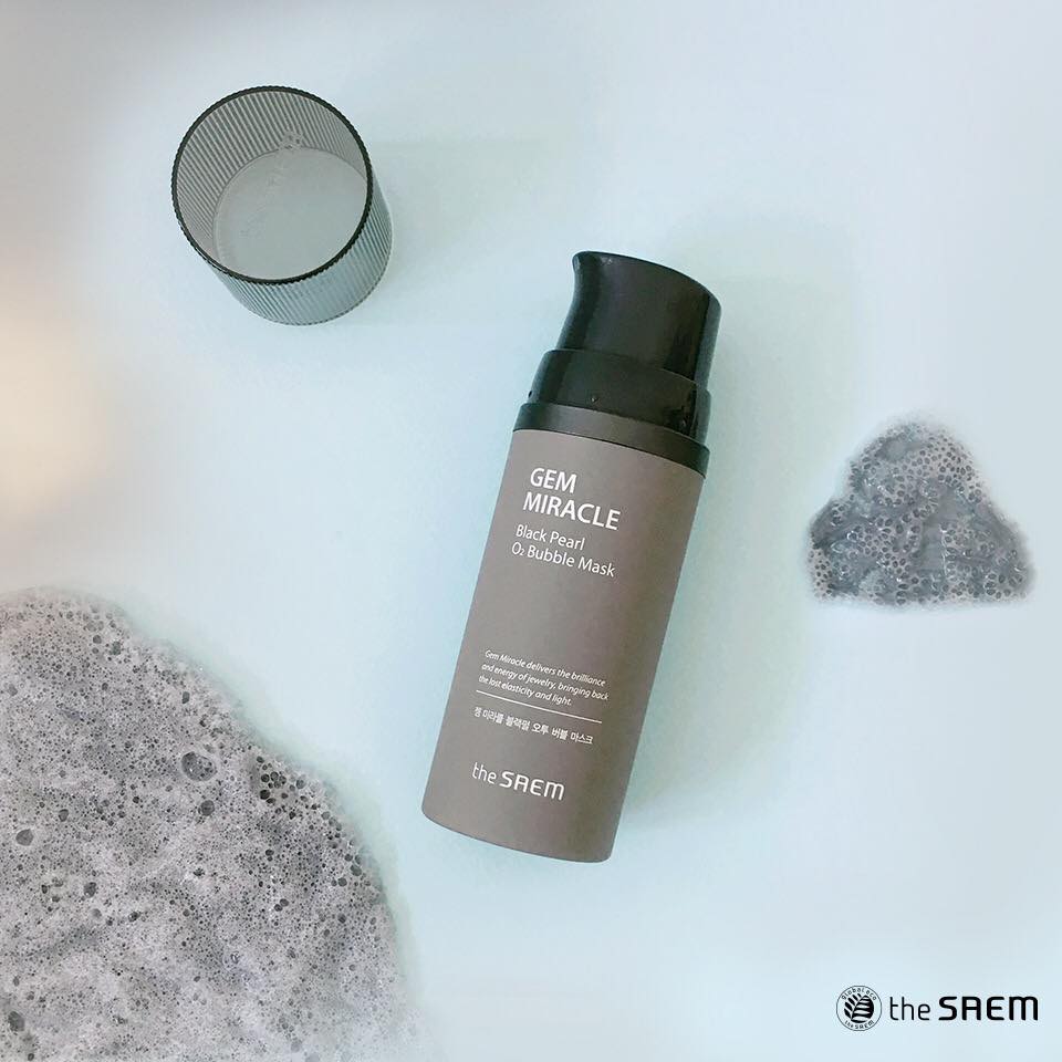 The Saem - Gem Miracle Black Pearl O2 Bubble Mask