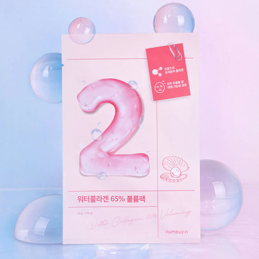 Numbuzin - No.2 Water Collagen 65% Voluming Sheet Mask