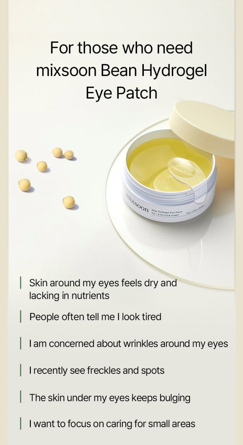 mixsoon - Bean Hydrogel Eye Patch