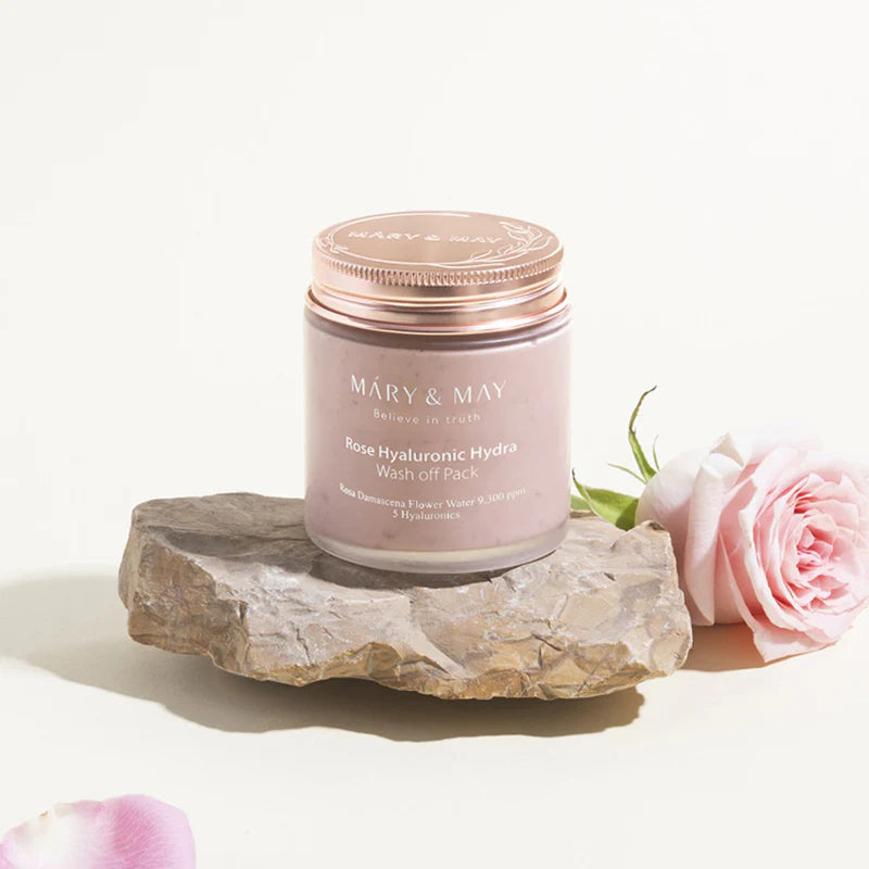 MARY & MAY - Rose Hyaluronic Hydra Wash Off Pack