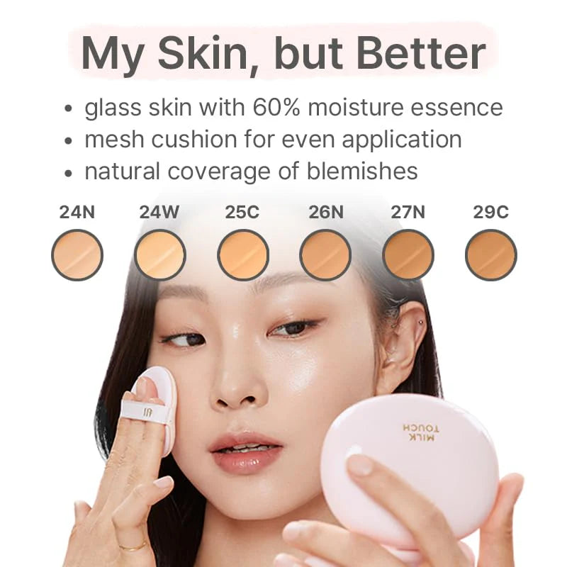 Milk Touch - All-day Skin Fit Milky Glow Cushion