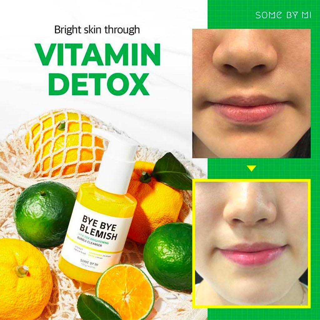 SOME BY MI - Bye Bye Blemish Vita Tox Brightening Bubble Cleanser