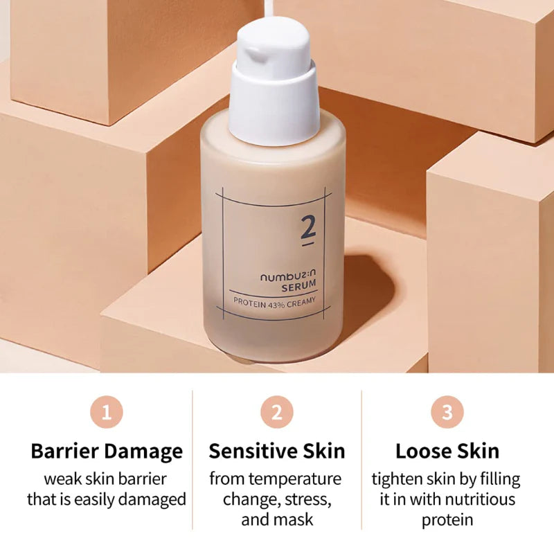 Numbuzin - No.2 Protein 43% Creamy Serum