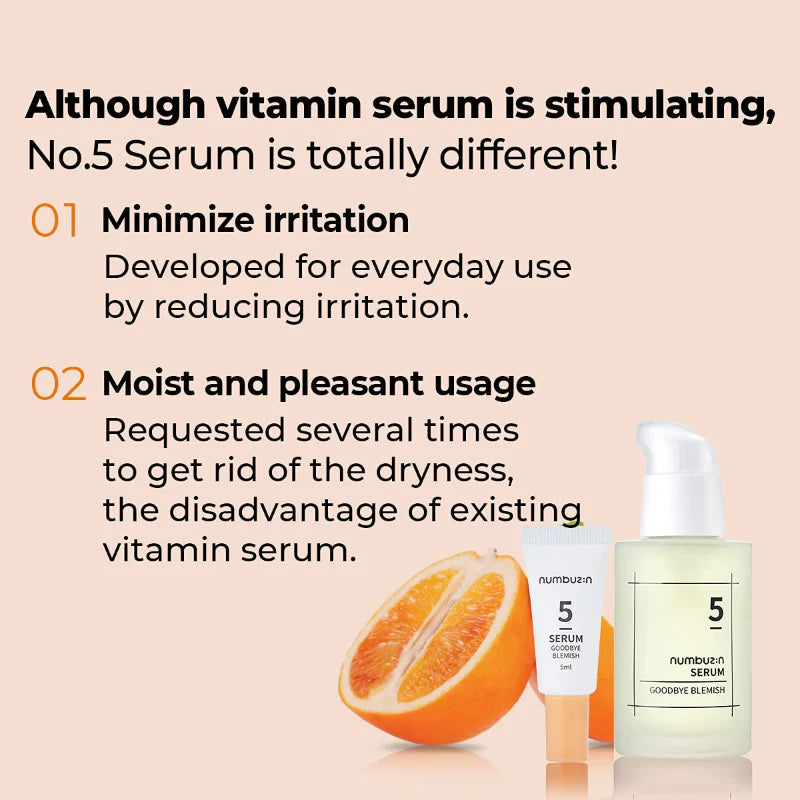 Numbuzin - No.5 Goodbye Blemish Serum