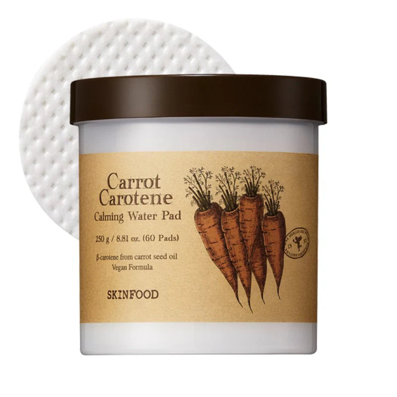 Skinfood - Carrot Carotene Calming Water Toner Pad