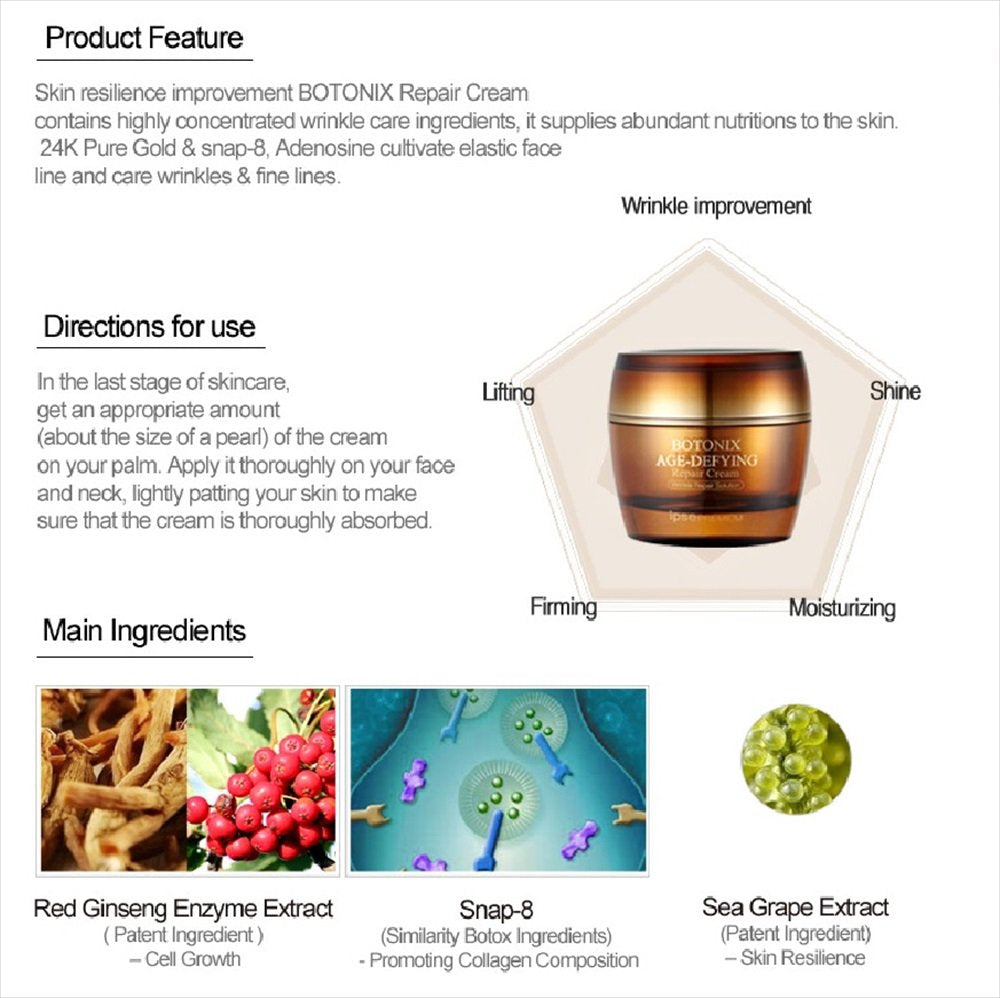 IPSE - Botonix Age Defying Repair Eye concentrate Cream