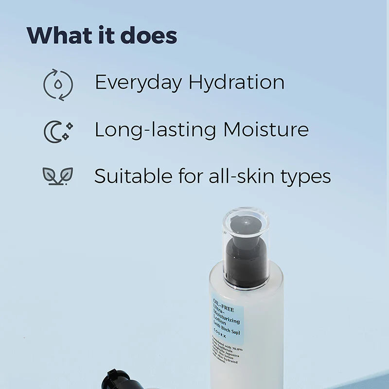 COSRX - Oil Free Ultra Moisturizing Lotion with Birch Sap