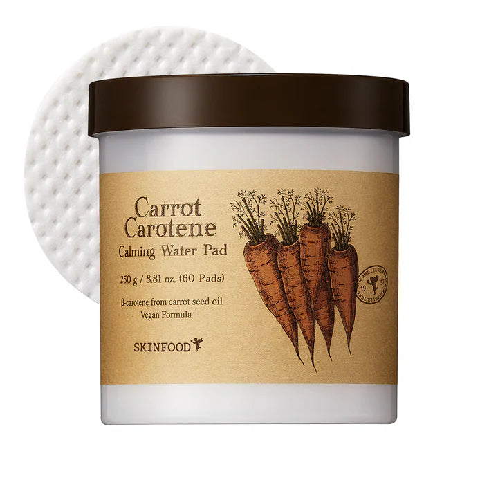 Skinfood - Carrot Carotene Calming Water Toner Pad