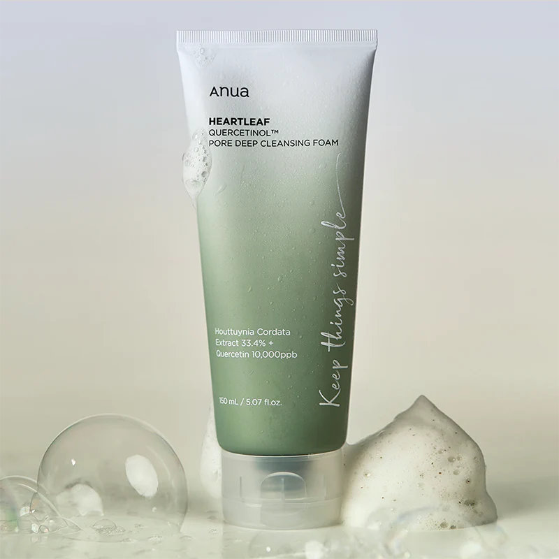 Anua- HEARTLEAF QUERCETINOL PORE DEEP CLEANSING FOAM