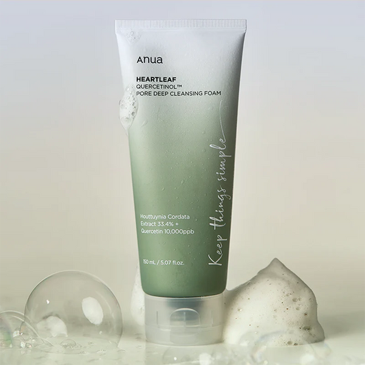 Anua- HEARTLEAF QUERCETINOL PORE DEEP CLEANSING FOAM