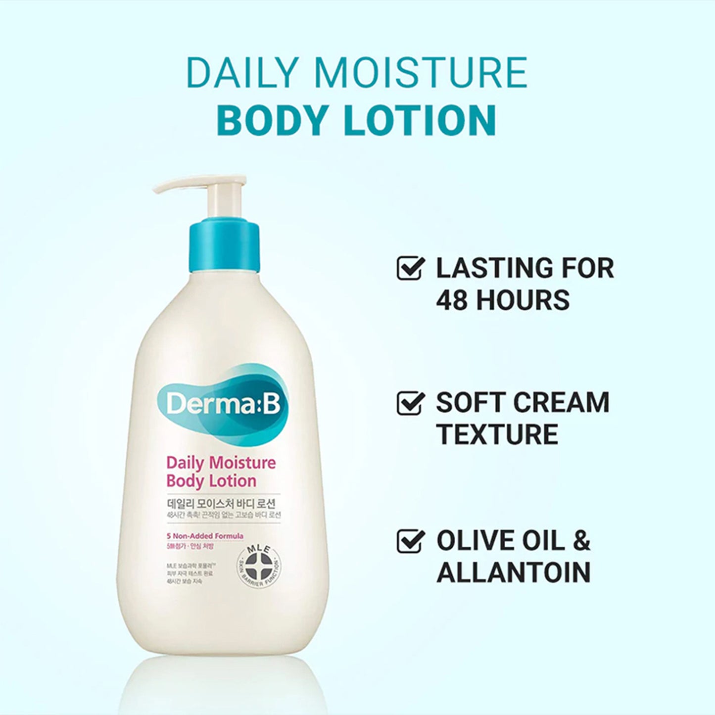 Derma: B - Daily Moisture Body Lotion