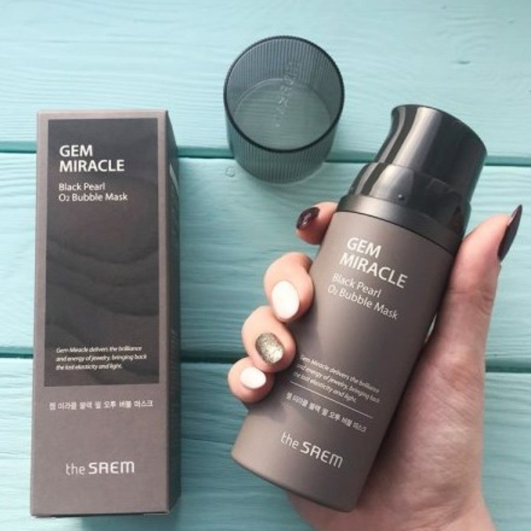 The Saem - Gem Miracle Black Pearl O2 Bubble Mask