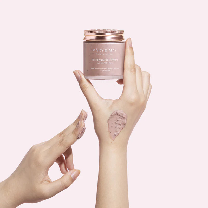 MARY & MAY - Rose Hyaluronic Hydra Wash Off Pack