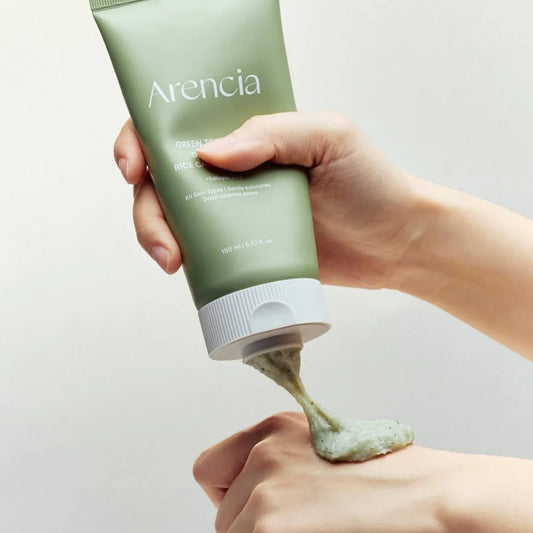 Arencia - Green Tea + LHA Deep Pore Rice Cake Cleanser
