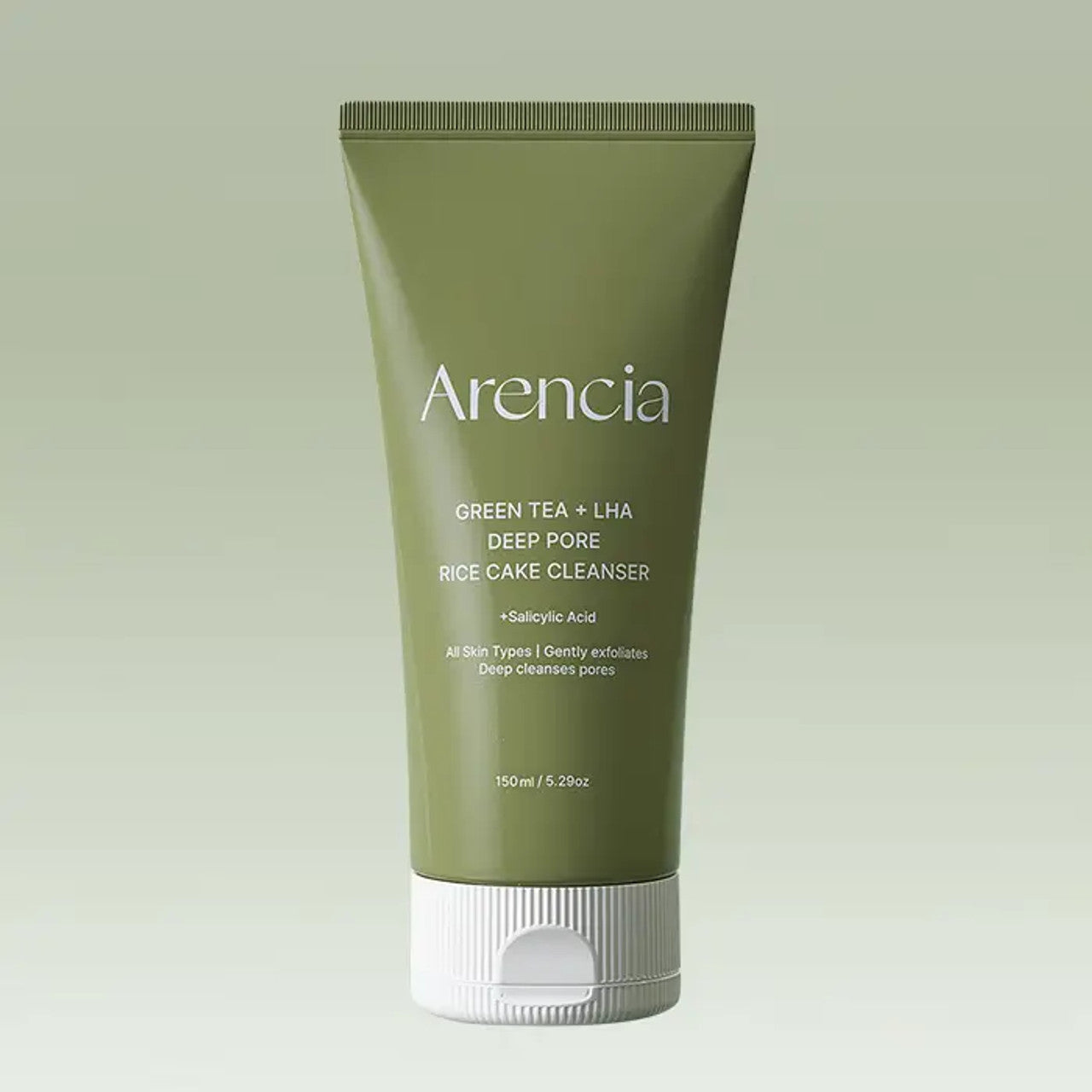 Arencia - Green Tea + LHA Deep Pore Rice Cake Cleanser