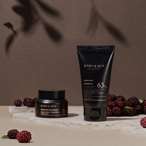 Mary&May - Idebenone Blackberry Intense Cream كريم ترطيب بالبلاك بيري