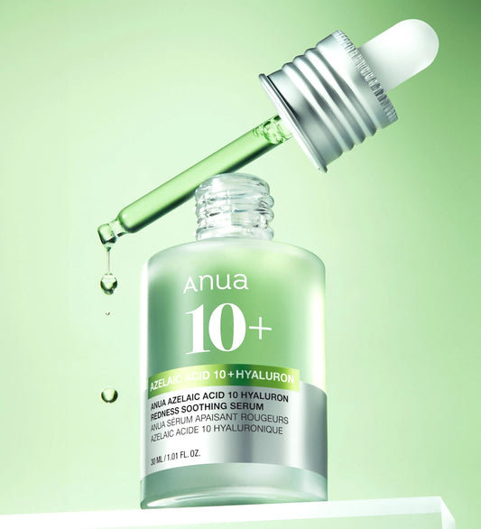 Anua - Azelaic Acid 10 Hyaluron Redness Soothing Serum سيروم الحبوب والاحمرار 💚