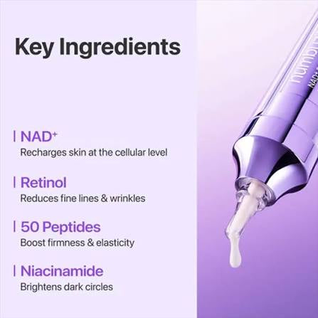 numbuzin - No.9 NAD+ Retinol Volumetox Eye Cream