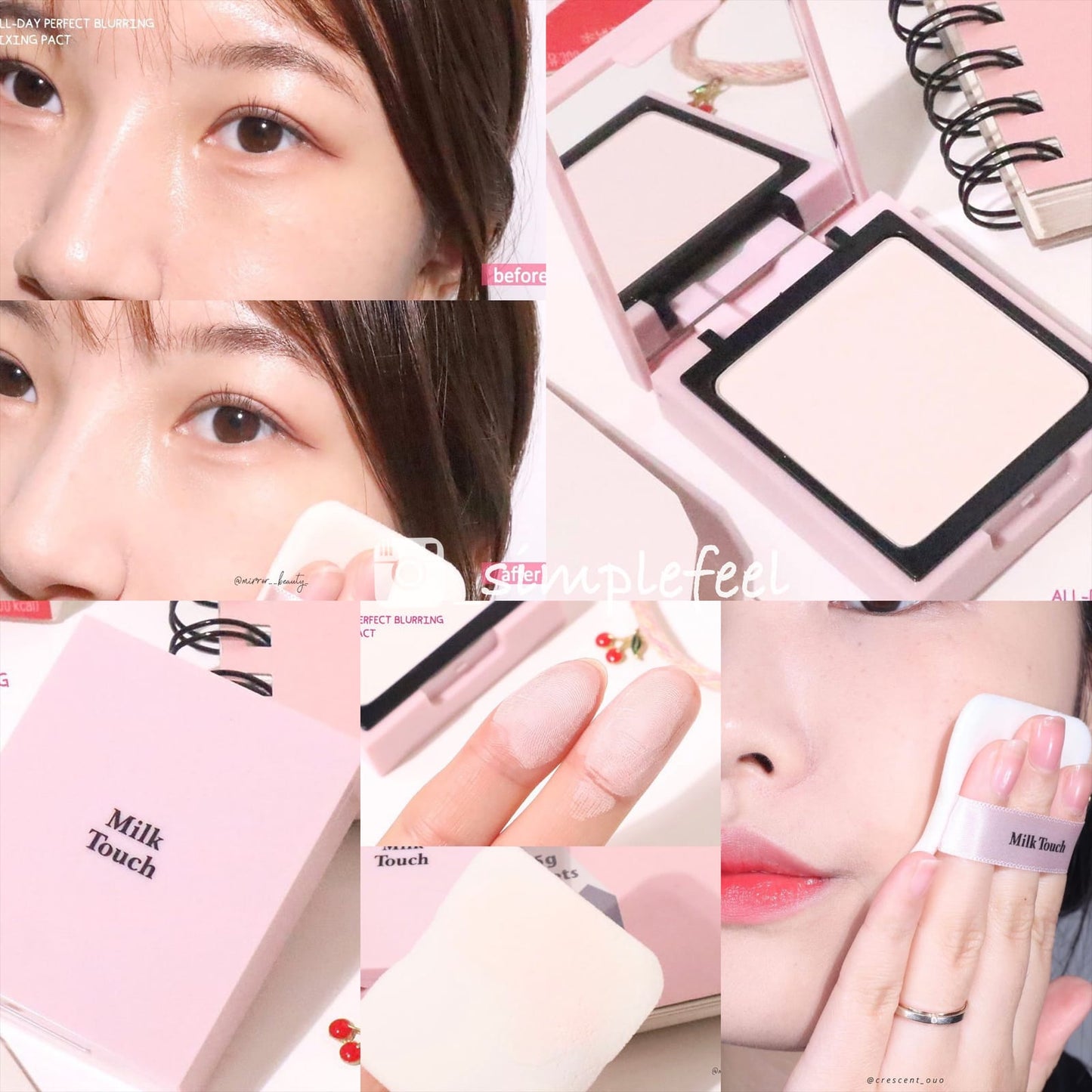 Milk Touch - All-Day Perfect Blurring Fixing Pact