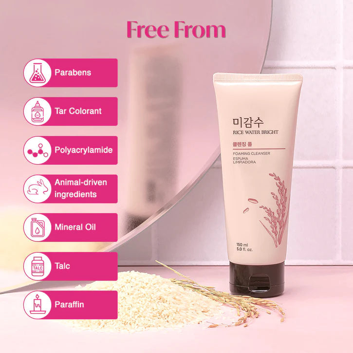 THE FACE SHOP - Rice Water Bright Foaming Cleanser 300 ml