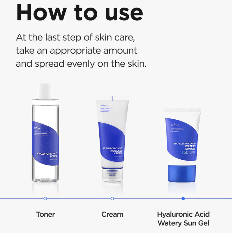 Isntree - Hyaluronic Acid Watery Sun Gel SPF50+ PA++++
