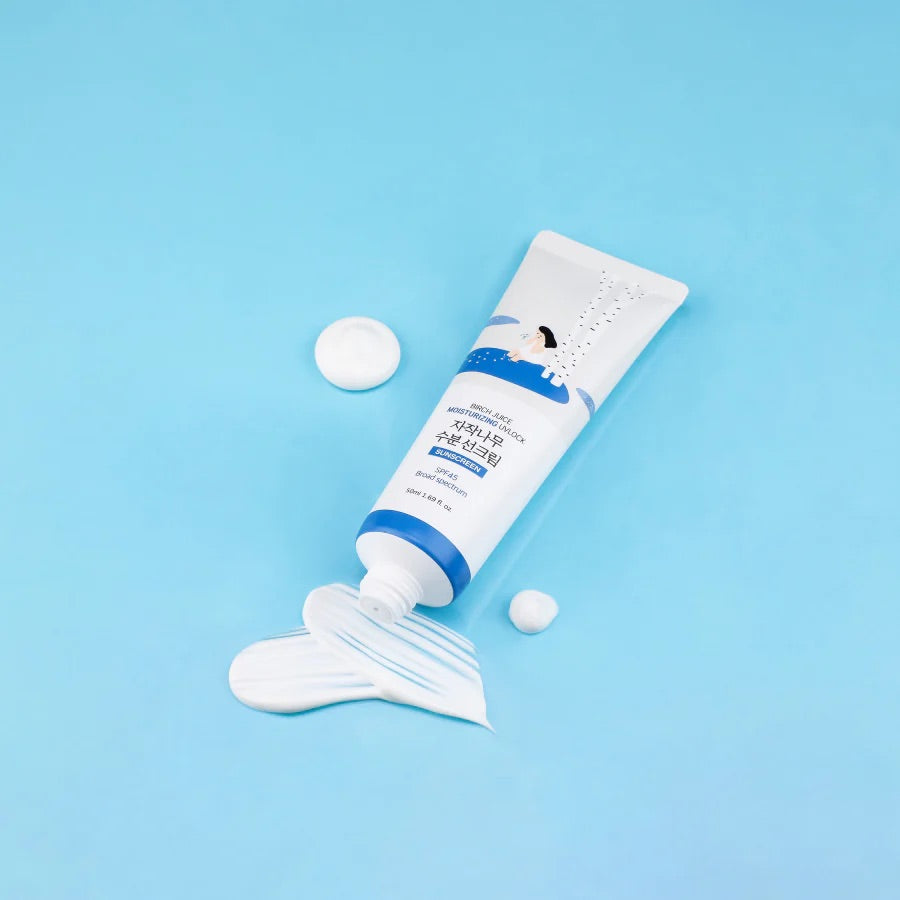 ROUND LAB - Birch Juice Moisturizing Sun Cream SPF50+ PA++++