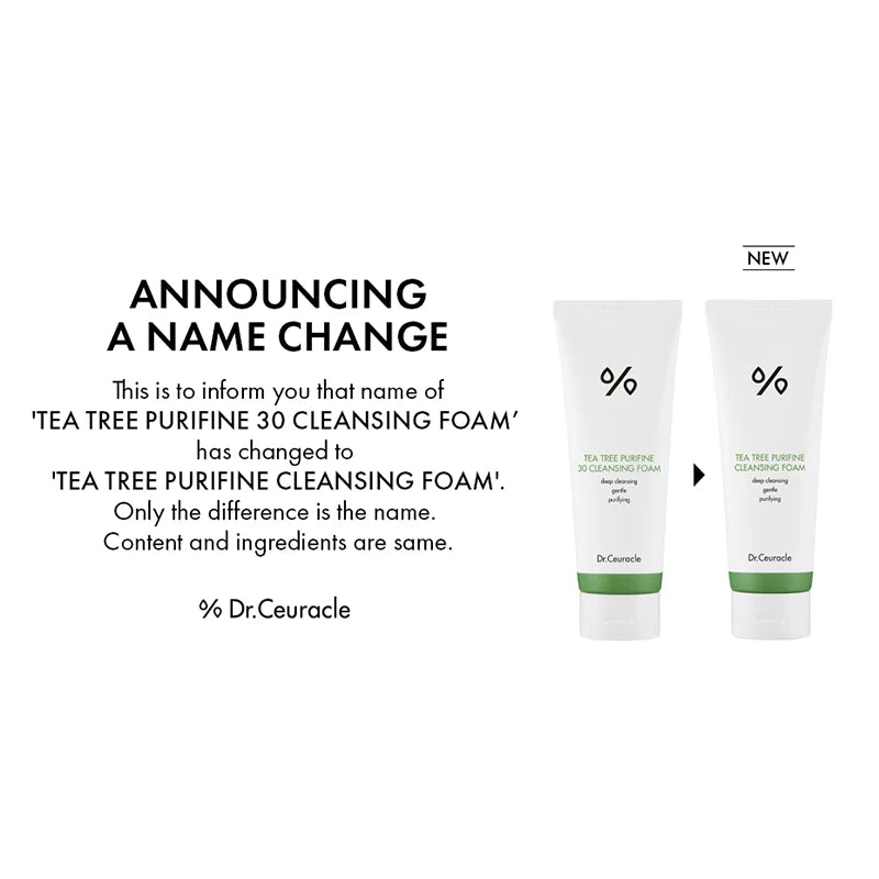 Dr. Ceuracle - Tea Tree Purifine Cleansing Foam