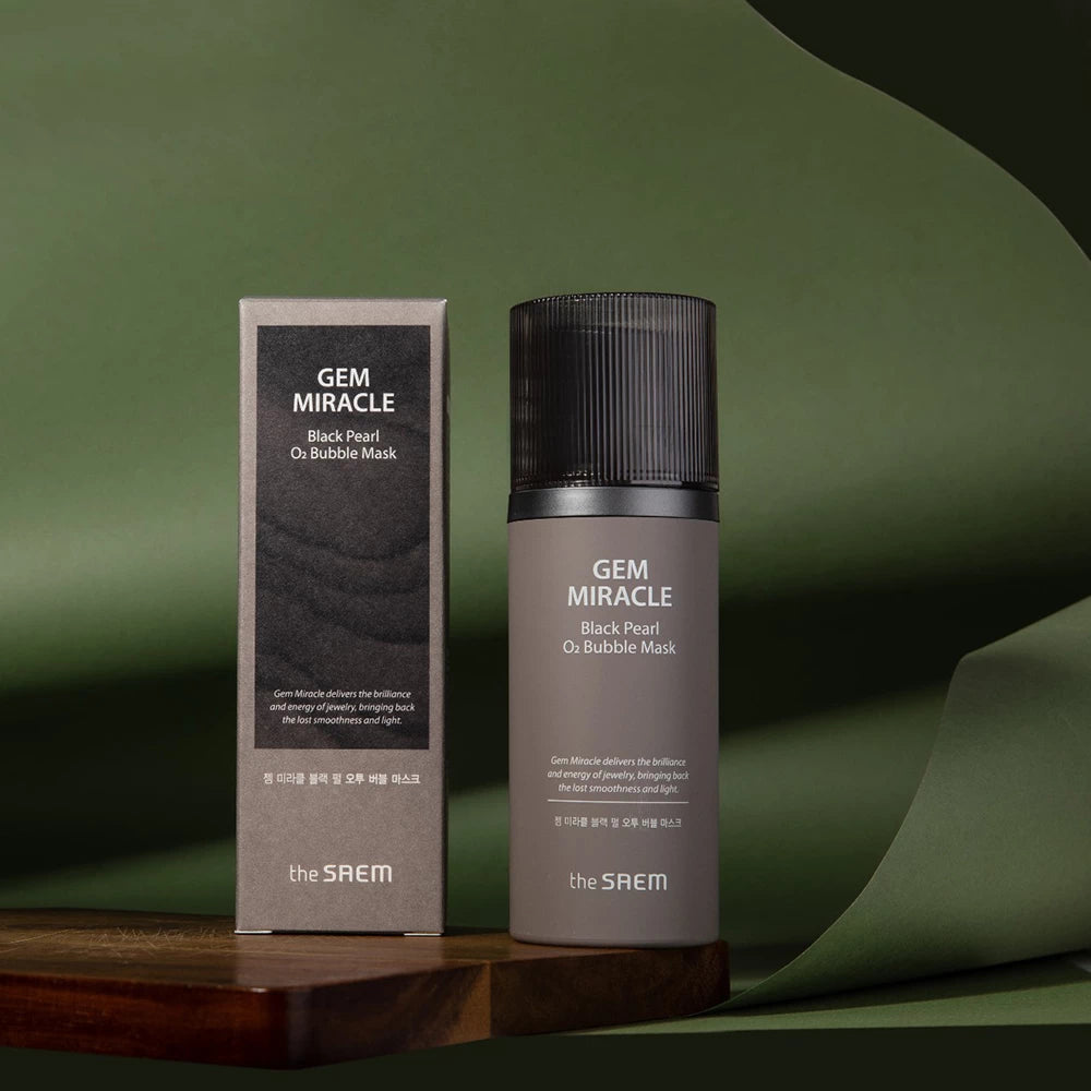 The Saem - Gem Miracle Black Pearl O2 Bubble Mask